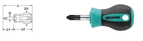 Викрутка PH2*25мм