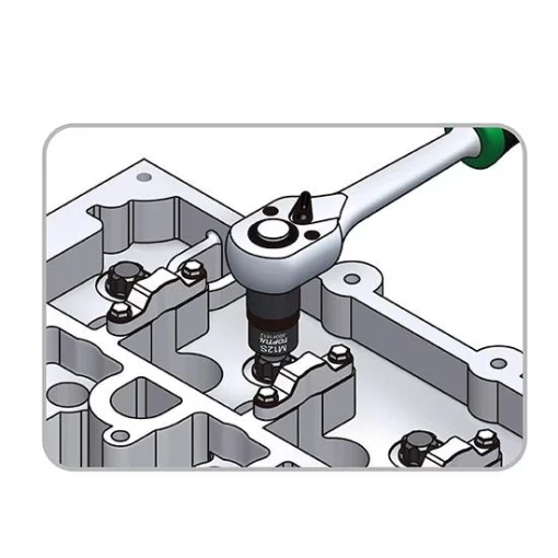 Головка 1/2" Ribe M12S для розбирання головки блока циліндрів NISSAN TOPTUL JDDF1612
