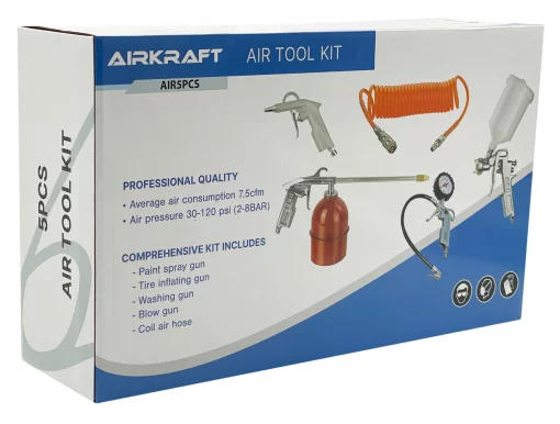 Набір фарбувальний пневматичний 5 од. AIRKRAFT AIR5PCS