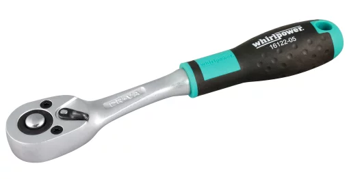 Трещітка 1/4" 147мм 72 зубців вигнута