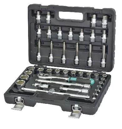 Набір головок 1/2" 40од. 8-32мм пластик.кейс