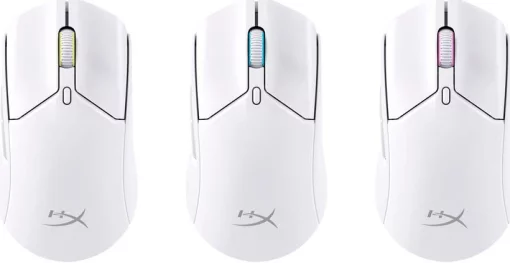 Миша HyperX Pulsefire Haste 2, RGB, USB-A/WL/BT, білий