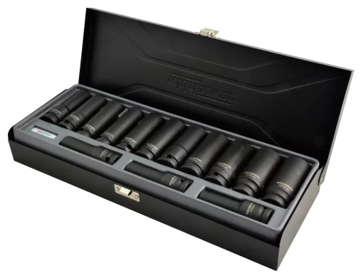 Набір головок ударних 1/2" 14од. 10-24мм мет.кейс