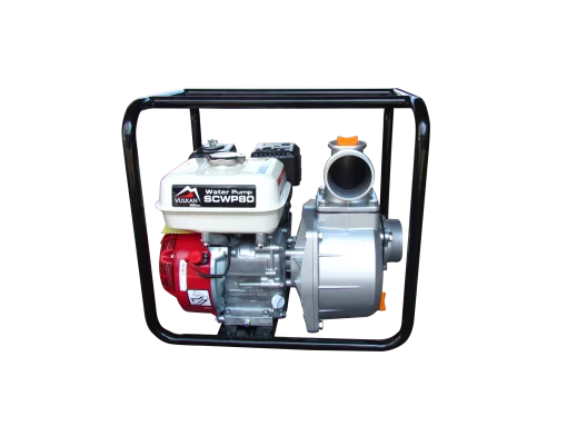 Мотопомпа рукав 75мм, 55м3/год, підйом 30м, чиста вода, SCWP80H, з двиг. HONDA GX160