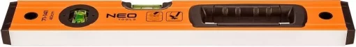 Рівень Neo Tools S 400 алюмінієвий, 40см, 3 капсули, 1 отвір для рук