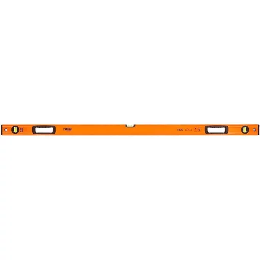 Рівень Neo Tools S 400 алюмінієвий, 150см, 3 капсули, 2 отвори для рук