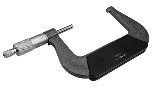 Мікрометр Neo Tools з верн'єром 75-100мм, ±0.01мм/м