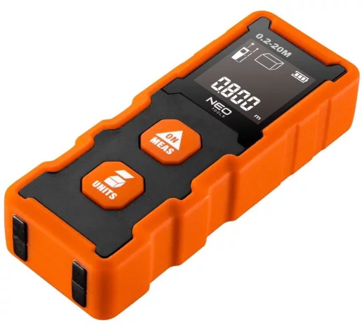Далекомір лазерний Neo Tools, 0.2-20м, ±2мм, 0.2кг