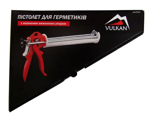 Пістолет для герметика рамковий 310мл, проф., зусилля 300кг, товщ. корпусу 1,8мм