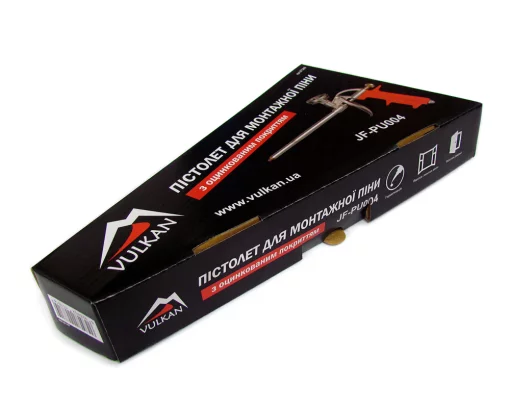 Пістолет для піни, алюмінієвий корпус, покриття-нікель