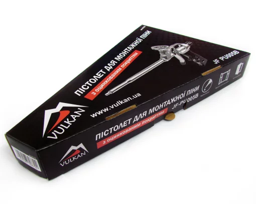 Пістолет для піни, алюмінієвий корпус, покриття-нікель