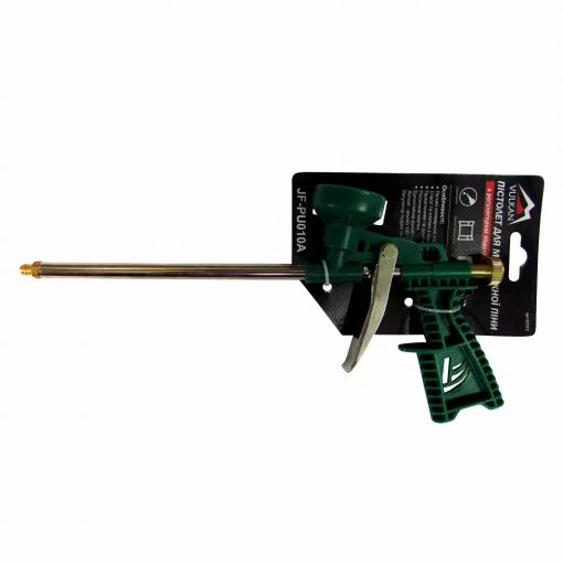 Пістолет для піни, пластиковий корпус, покриття-нікель