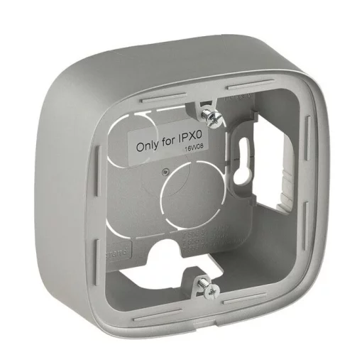 Коробка 1 пост для накладного монтажу Legrand Valena ALLURE, алюміній