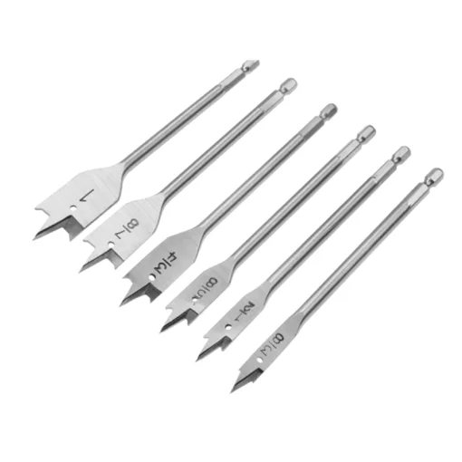 Набір свердел по дереву Tolsen, 1/4", 10-25мм, 152мм, кейс, 6шт