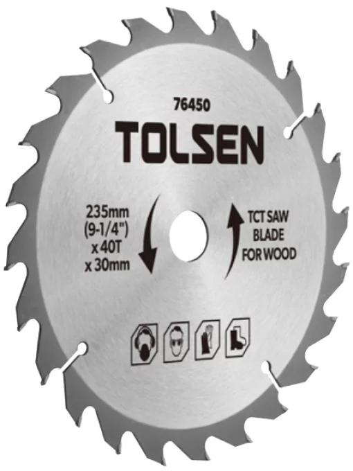 Диск пильний Tolsen по дереву, 254х60Tх30мм