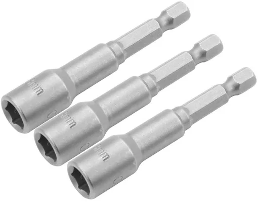 Головки торцеві Tolsen магнітні, 1/4"х65мм, 11мм, сталі 40Cr, набір 3шт