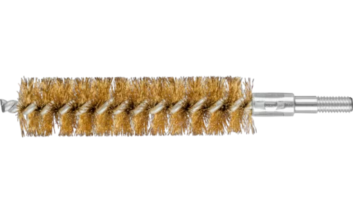Щітка трубчаста, неплетена 20*80*M6 дріт-0,20мм під різьбу IBU, латунь