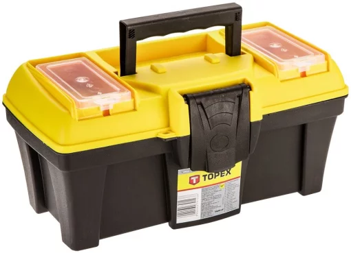 Ящик для інструменту TOPEX, 12", органайзер в кришці, 15х29х14см, пластик