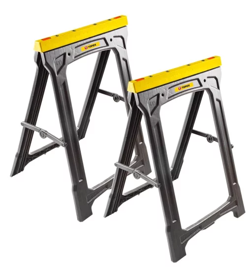 Козли складані TOPEX навантаження до 227кг висота 78см пластик 2шт