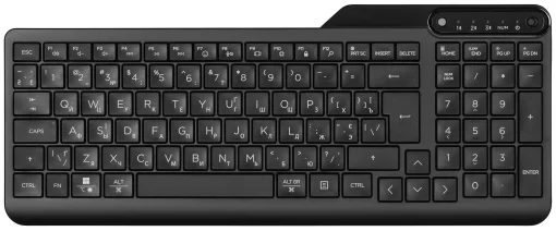 Клавіатура мембранна HP 460 Multi-Device key, BT, EN/UK, чорний