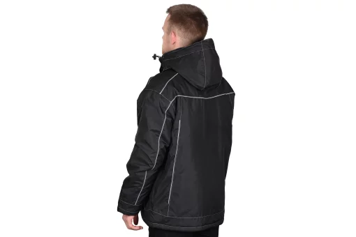 Куртка робоча Neo Tools Oxford Warm, зимова, утеплена, водостійка, світловідбивні елементи, S(48), чорний