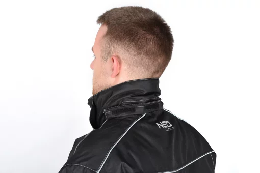 Куртка робоча Neo Tools Oxford Warm, зимова, утеплена, водостійка, світловідбивні елементи, S(48), чорний
