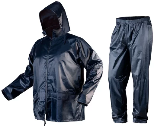 Дощовик Neo Tools (Куртка+Штани), поліестер, 170г/м кв, сумка, L(52), синій темний