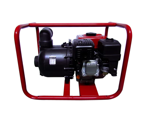 Мотопомпа рукав 75мм, 60м3/год, підйом 20м, для хімікатів, SCCP80