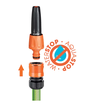 Конектор 1/2" аквастоп для поливального шлангу бл.