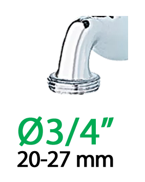 Таймер подачі води DUAL вхід 3/4", до 19 режимів