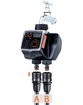 Таймер подачі води DUAL вхід 3/4", до 19 режимів