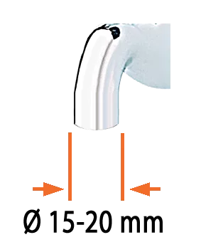 Насадка на кран з хомутом вихід адаптер конектора