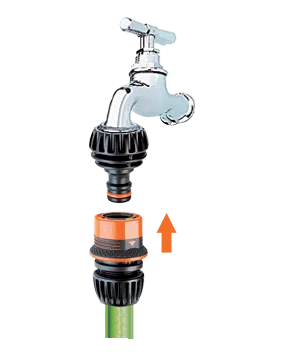 Конектор 1/2"- 5/8" для поливального шлангу Ergogrip бл.