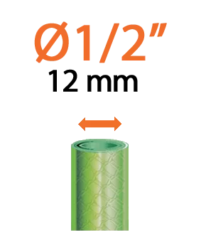 Конектор 1/2"- 5/8" аквастоп для поливального шлангу Ergogrip