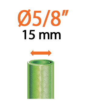 Конектор 1/2"- 5/8" аквастоп для поливального шлангу Ergogrip