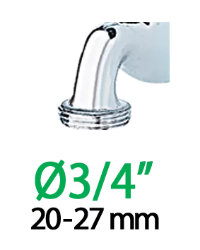 Адаптер 1/2"-3/4"В для конектора поливального шлангу Ergogrip