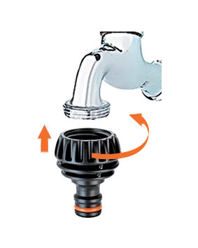 Адаптер 1/2"-3/4"В для конектора поливального шлангу Ergogrip