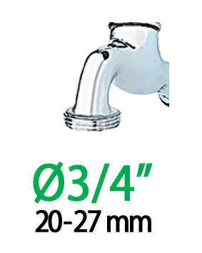 Адаптер 3/4"-1"В для конектора поливального шлангу Ergogrip