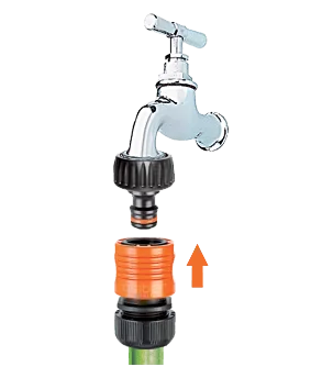 Конектор 5/8" для поливального шлангу