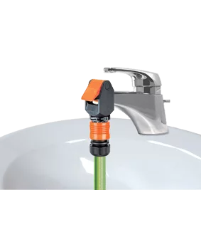 Насадка на кран  з затискачем вихід 3/4"Н Koala