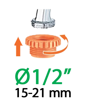 Адаптер 1/2"-3/4"В для конектора поливального шлангу