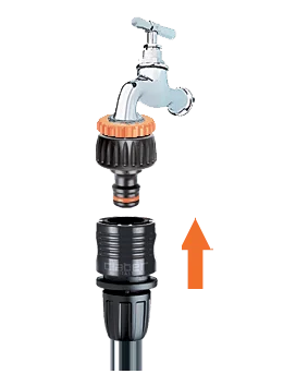 Адаптер 1/2"-3/4"В для конектора поливального шлангу