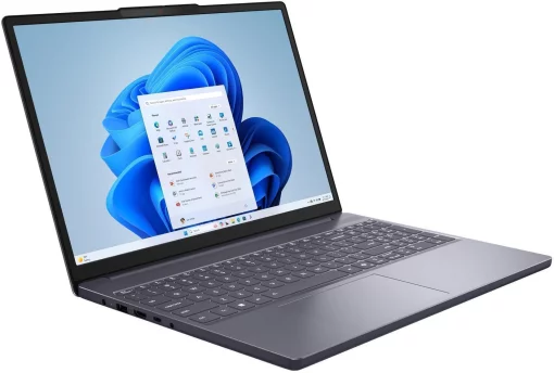 Ноутбук Lenovo IdeaPad Slim 3-15IRU10 15.3" WUXGA AG, Intel Core 3-100U, 16GB, F512GB, UMA, DOS, сірий