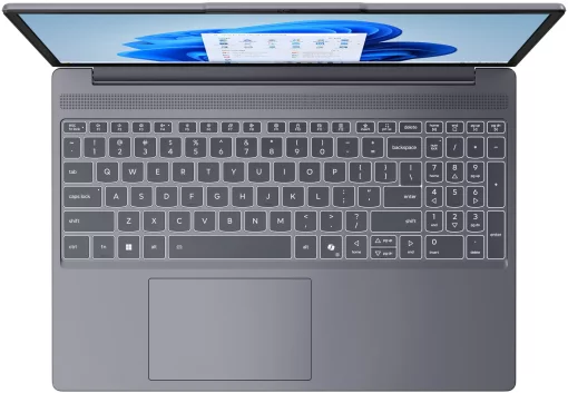 Ноутбук Lenovo IdeaPad Slim 3-15IRU10 15.3" WUXGA AG, Intel Core 3-100U, 16GB, F512GB, UMA, DOS, сірий