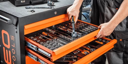 Шкаф-візок для інструменту Neo Tools, висувні ящики 7шт, 103х68x46см, метал