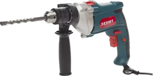 Дриль ударний Зеніт ЗД-1000 1000Вт зубчастий патрон 13мм 0-2800об/хв 1.9кг