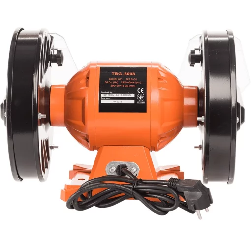 Верстат заточувальний Tekhmann TBG-6008 600Вт коло 200х16мм 9.1кг