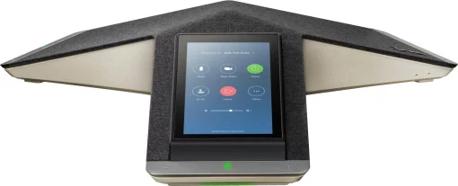 SIP-конференц телефон Poly Trio C60, 3 x Omni Mic, радіус дії 6,1 м, RJ45, USB-A, Micro USB, Bluetooth 4.2, WiFi, PoE, сірий