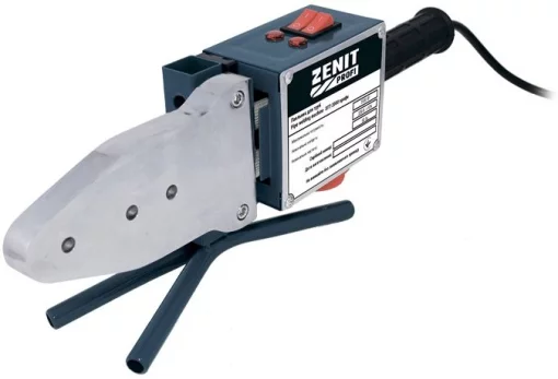 Паяльник для пластикових труб Зеніт ЗПТ-2000 Профи 2000Вт 50-300°C насадки 20; 25; 32; 40; 50; 63мм кейс