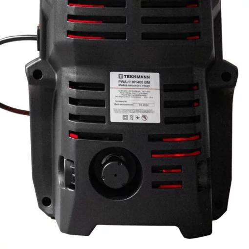 Мінімийка високого тиску Tekhmann PWA-110/1400 BM 1400Вт 100бар 390л/год шланг 5м 5.5кг
